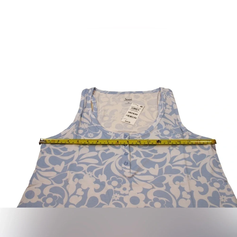 New! Women’s Printed Henley Tank Top & Shorts Sleep Set Size Medium